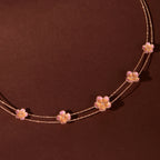 Rose Gold Blossom Charm Set