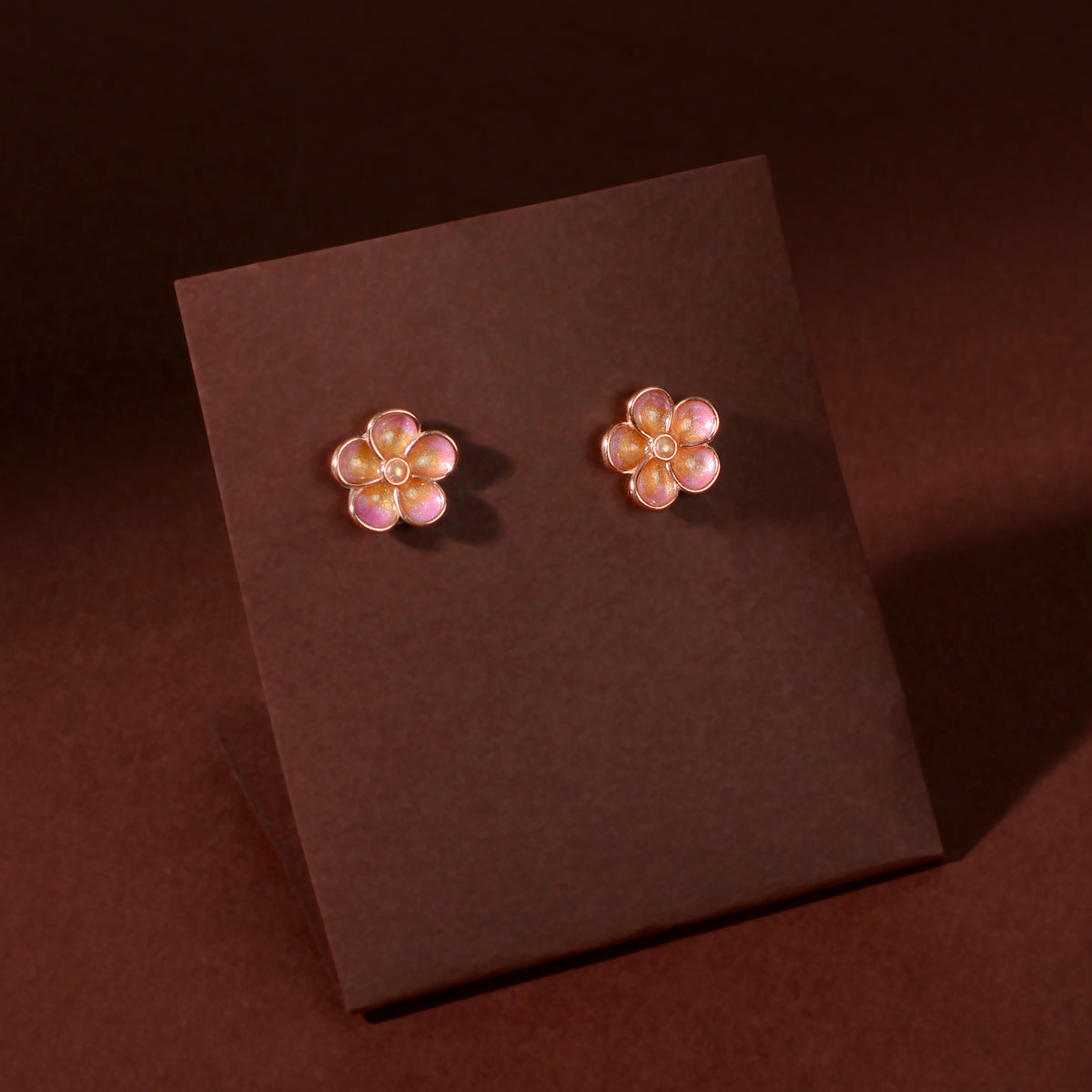 Rose Gold Blossom Charm Set