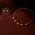 Rose Gold Pink Butterfly & Bloom Set