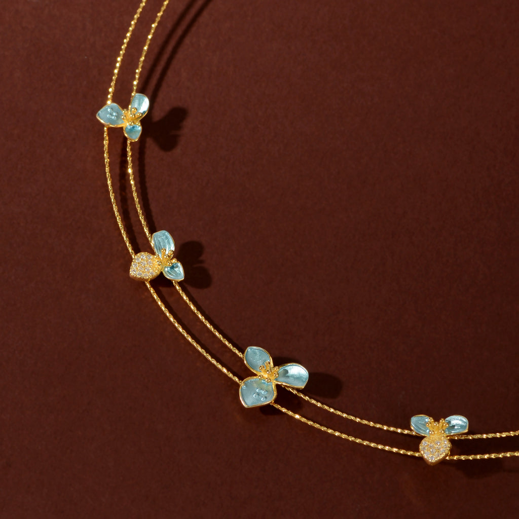 Gold Bloom Charm Set