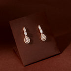 Rose Gold Floral Drop Set