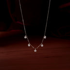 Silver Floral Elegant Chain