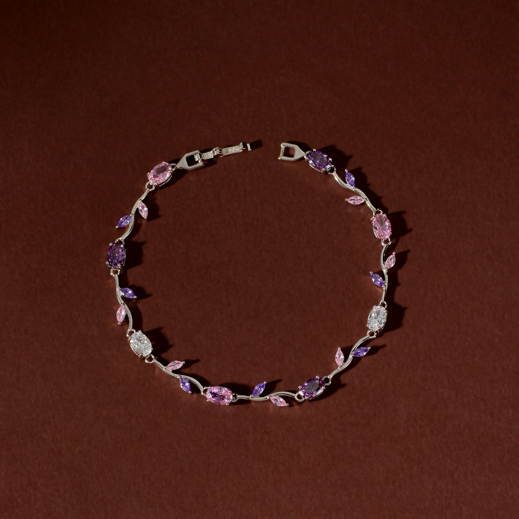 Multicolor Gemstone Vine Bracelet