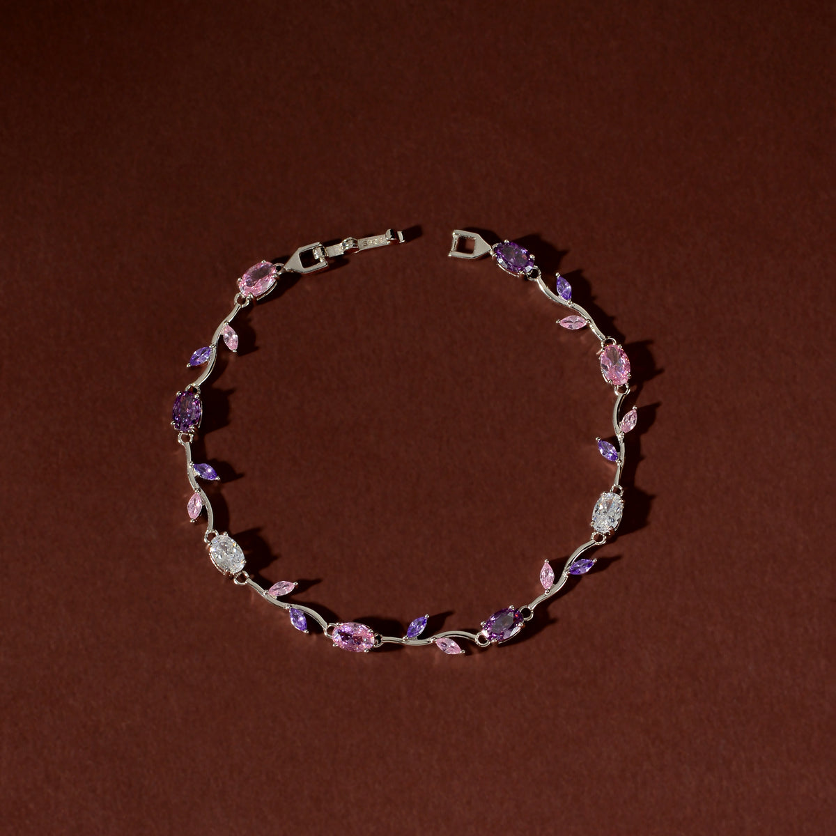 Multicolor Gemstone Vine Bracelet