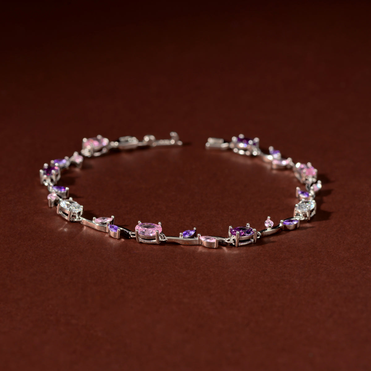 Multicolor Gemstone Vine Bracelet