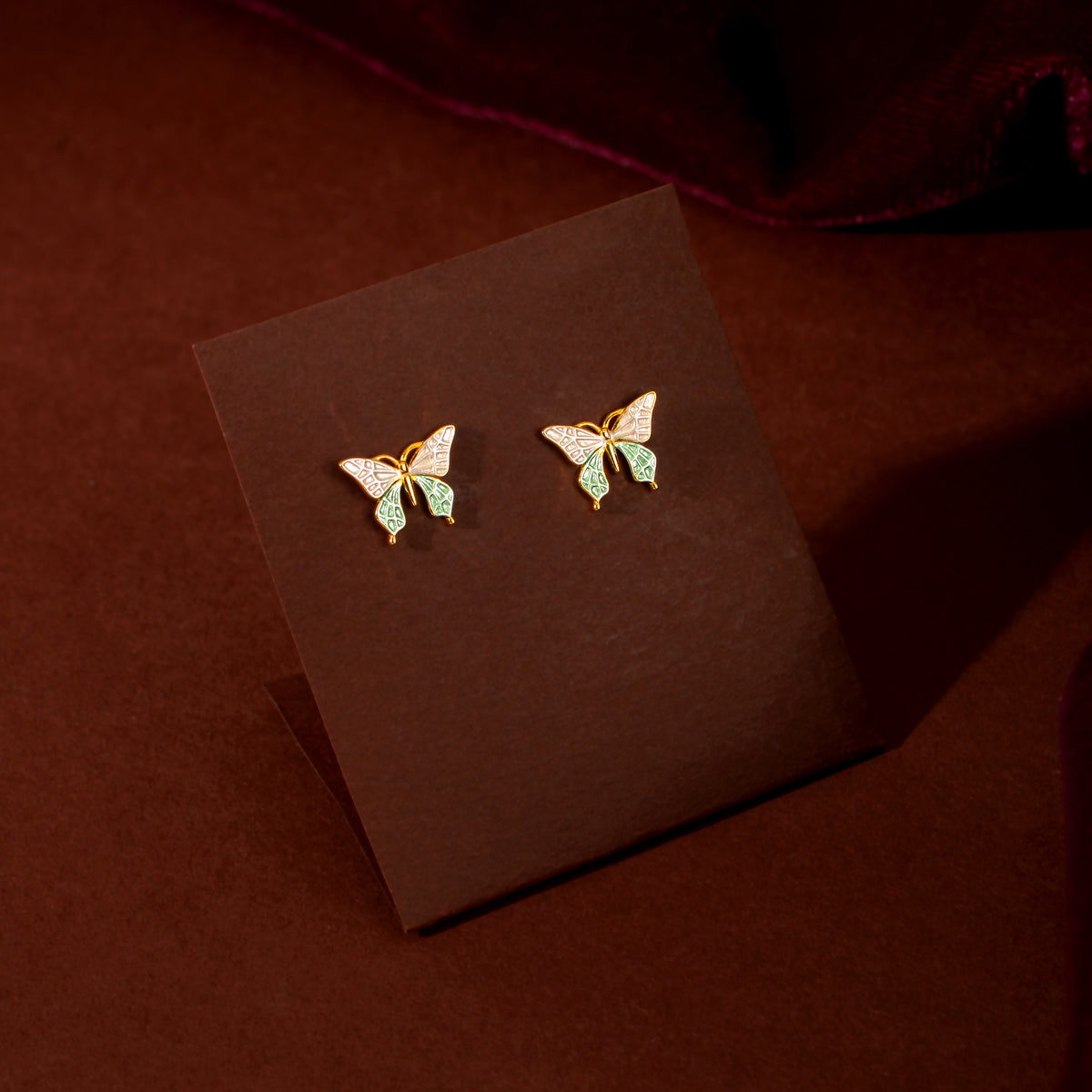 Rose Gold Butterfly & Floral Set