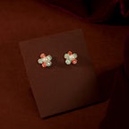 Silver Pearl Flower Set