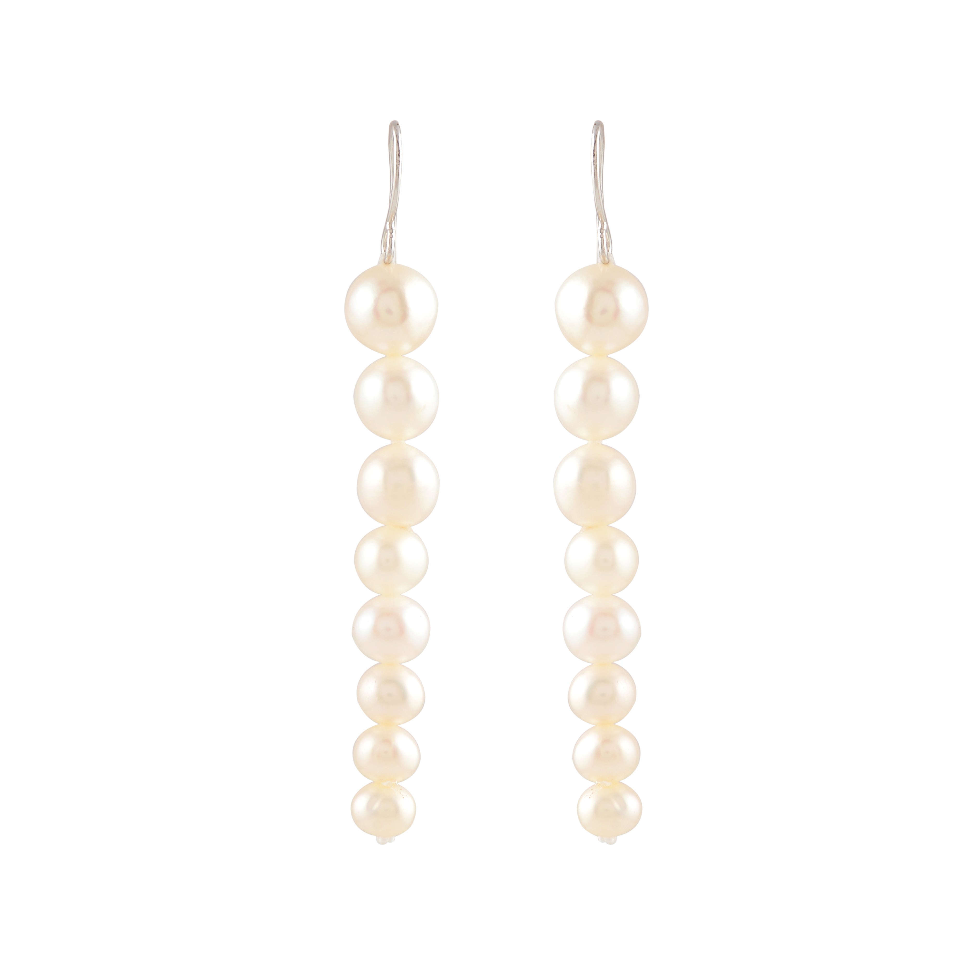 Pearl Descent (Pearl Drop Earrings)