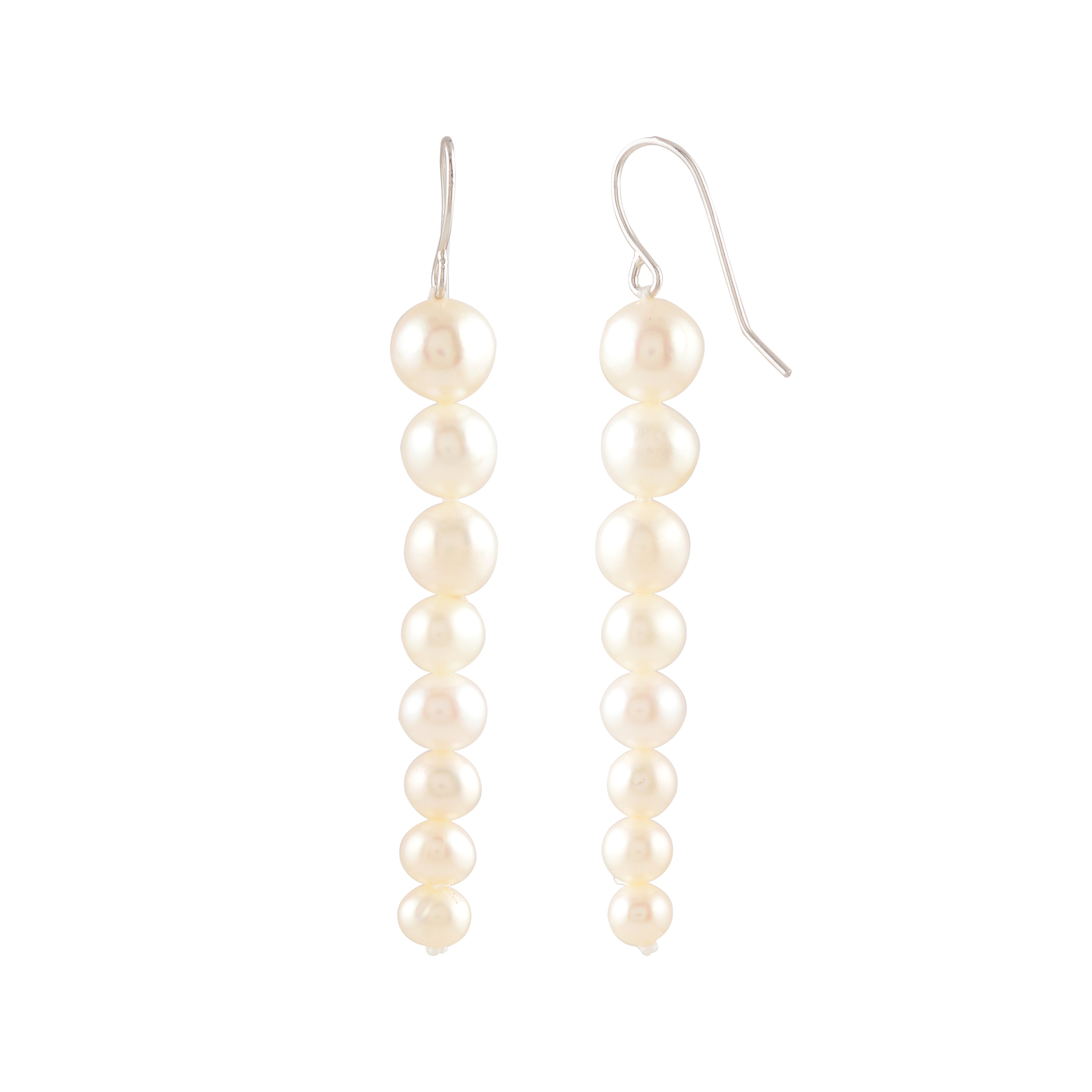 Pearl Descent (Pearl Drop Earrings)