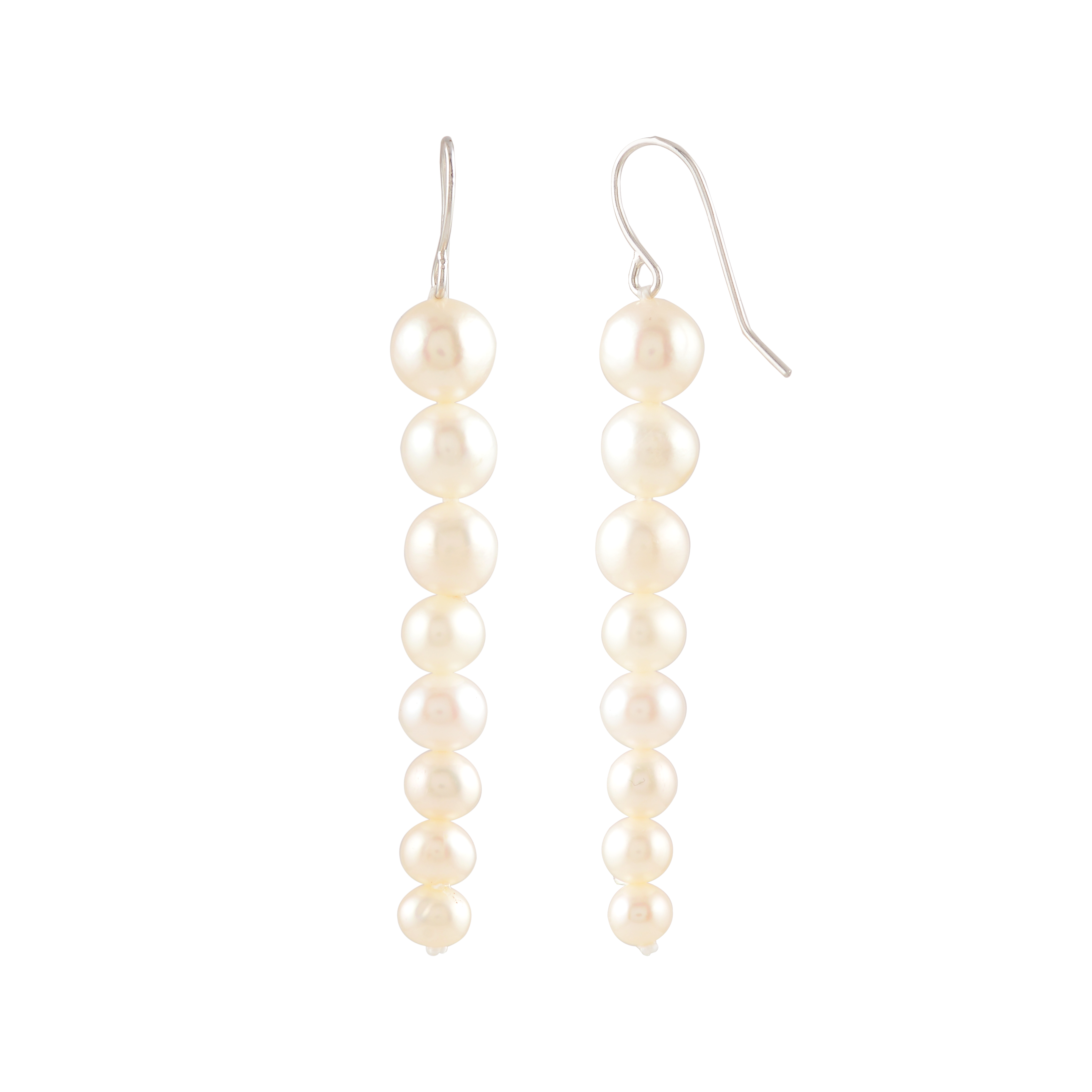 Pearl Descent (Pearl Drop Earrings)