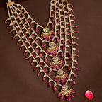 92.5 Silver Royal Sathlada Bridal Necklace