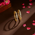 925 Sterling Silver Classic Kundan Bangles
