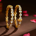 925 Sterling Silver Classic Kundan Bangles