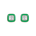 Glow Geometric Silver Studs
