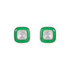 Glow Geometric Silver Studs