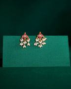 Silver Floral Bugadi Earrings