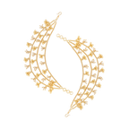 Silver 3-Layer Gold Plated Ear Chains