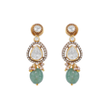 Empress Pear-Cut 92.5 Silver Drop Earrings