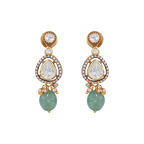 Empress Pear-Cut 92.5 Silver Drop Earrings
