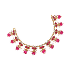 Silver Choker with Leaf-Motif