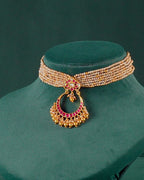 Regal Chandbali 92.5 Silver Choker