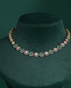 92.5 Silver Necklace with Sparkling CZ Halo