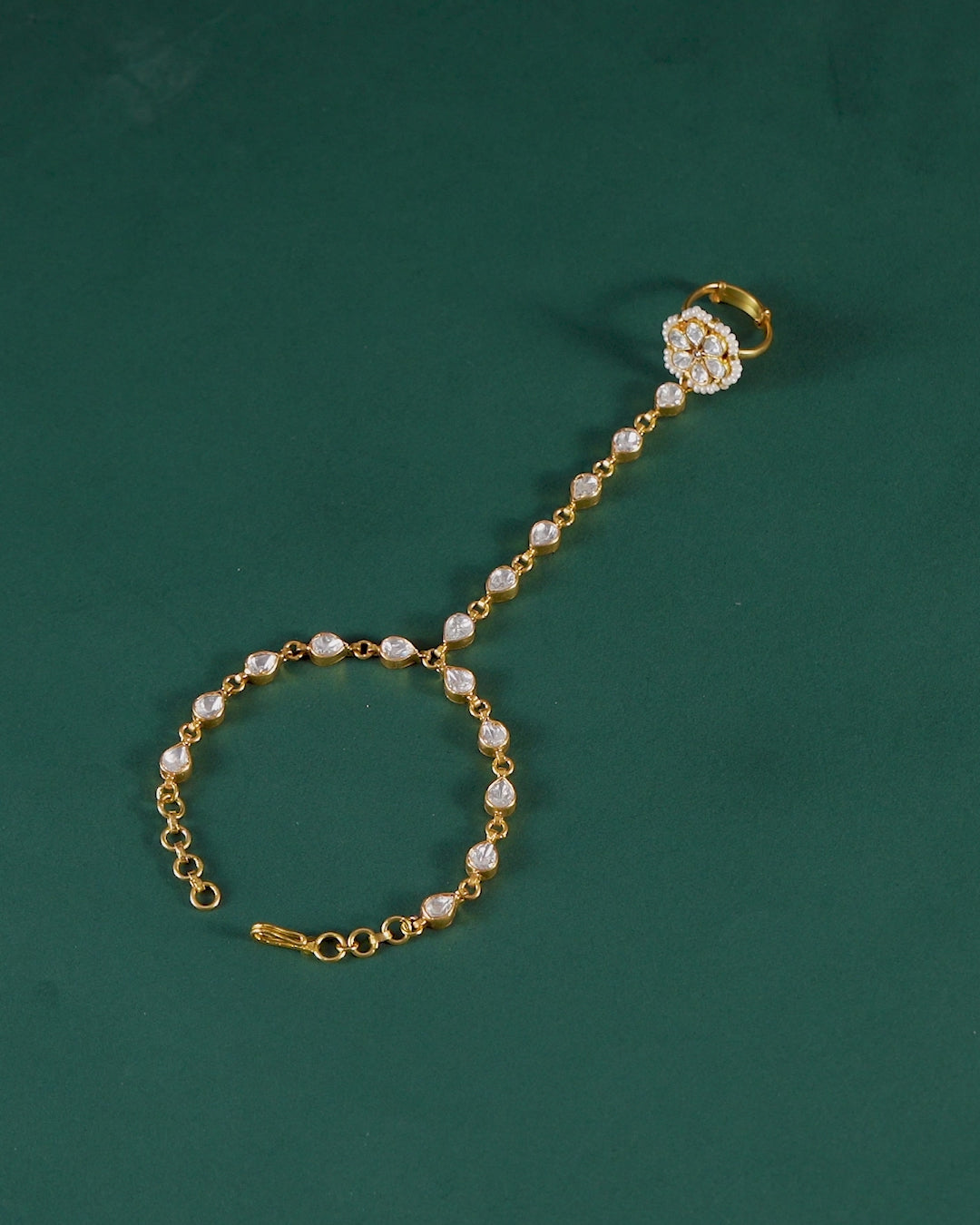 92.5 Silver Floral Haath Phool