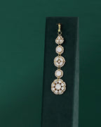 Polki Pattern Maang Tikka in 92.5 Pure Silver