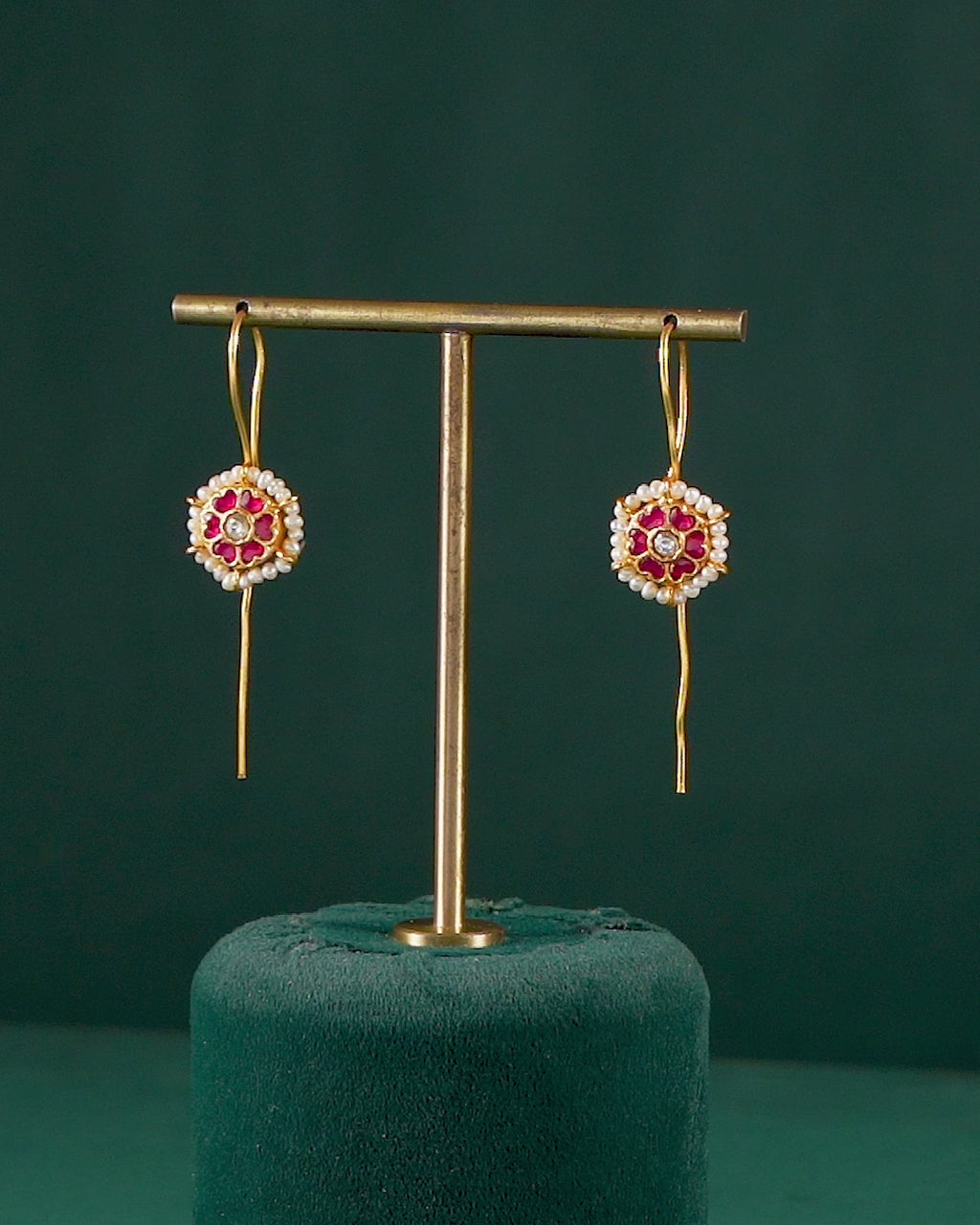 Silver Gold Plated Earrings