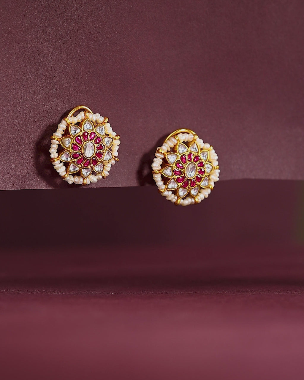 Bloom Gold-Plated Silver Studs