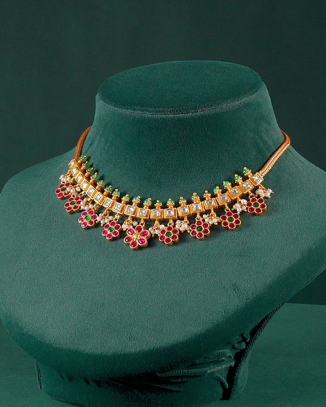Silver Guttapusalu Short Necklace