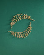 Silver 3-Layer Gold Plated Ear Chains