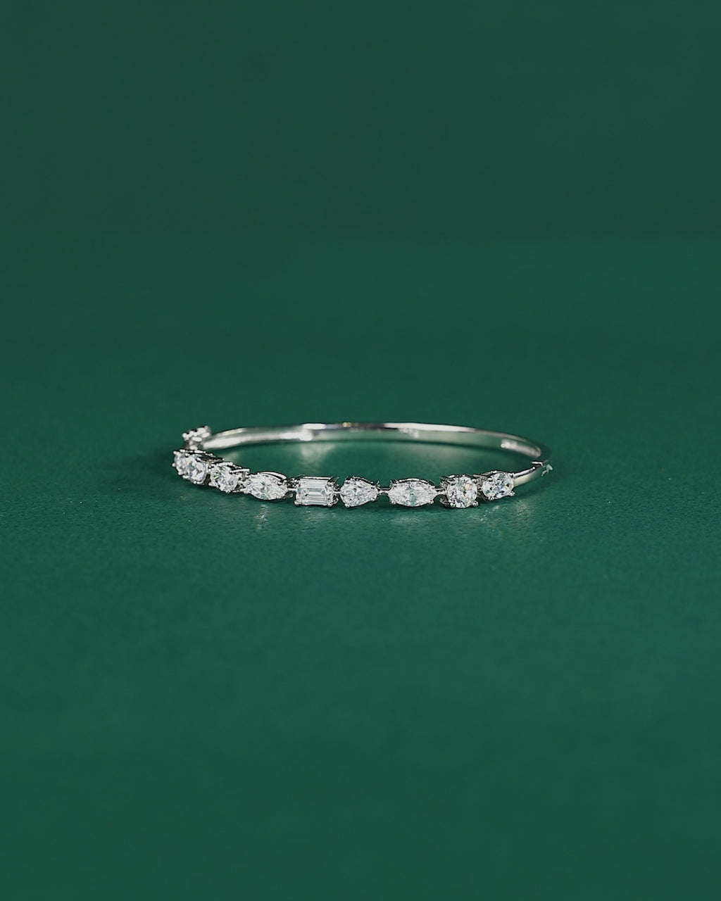 Statement Multi-Cut Cubic Zirconia Tennis Bracelet in 92.5 Silver