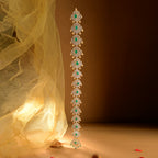Emerald Drop Hair Chain for Bridal & Festive Wear